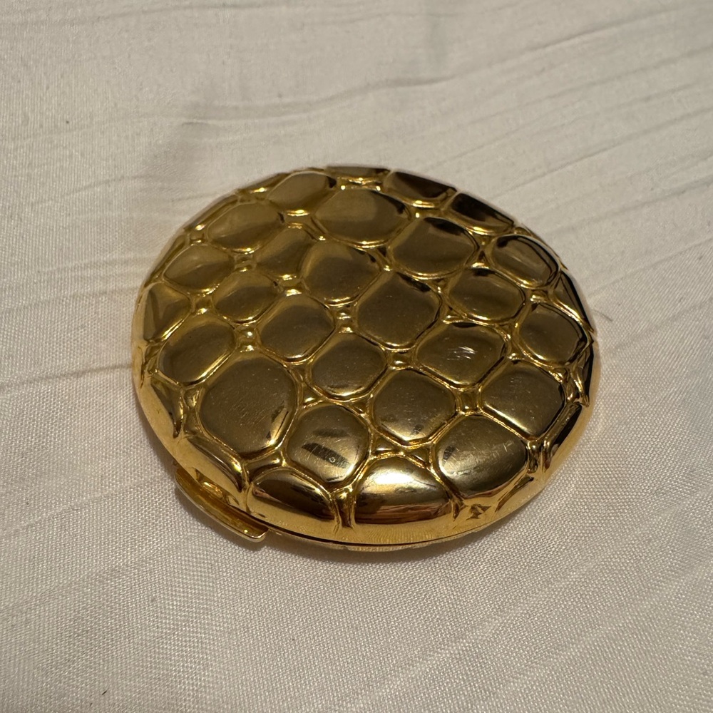 Estée Lauder Vintage Translucent Press Powder Gold Case